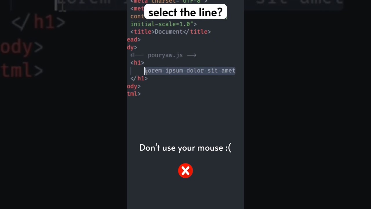 Vs code tips and tricks π₯π₯ | vs code shortcuts | Part-5 |#shorts #vscode #tricks #reactjs #shortcuts