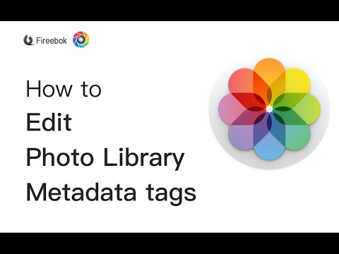 How to Edit photo library metadata on Mac