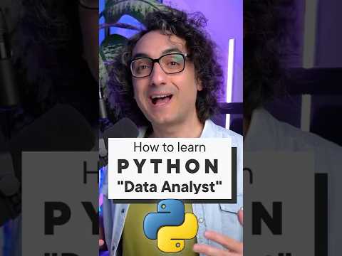 Learn Python for Data Analysis in 3 Steps (as quickly as possible)