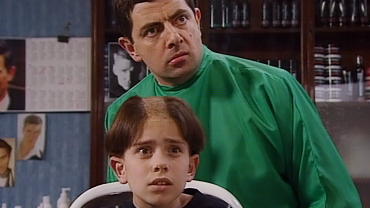 Hilarious Mr. Bean Live Action Clips: Barber Bean's Haircut Fails 😂