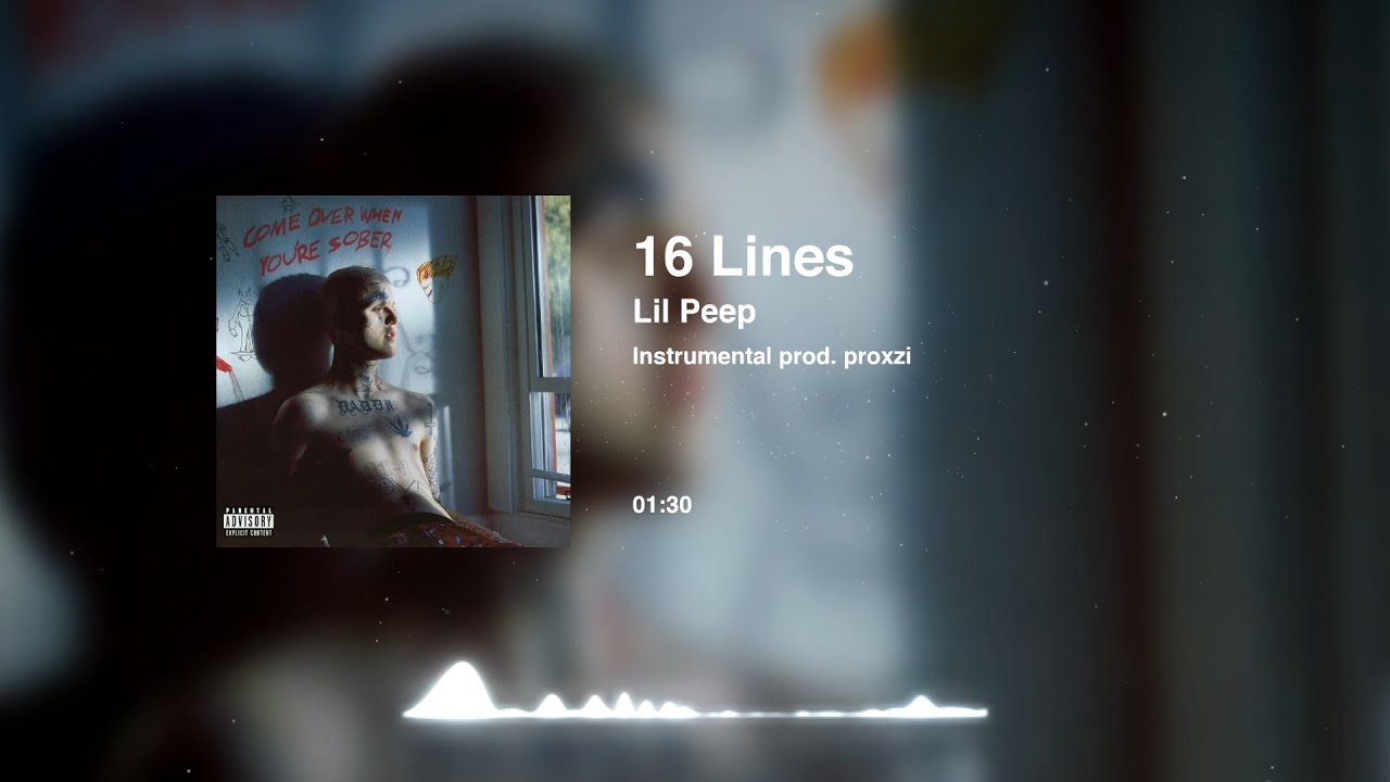 Lil Peep - 16 Lines (Instrumental Cover) 🎶