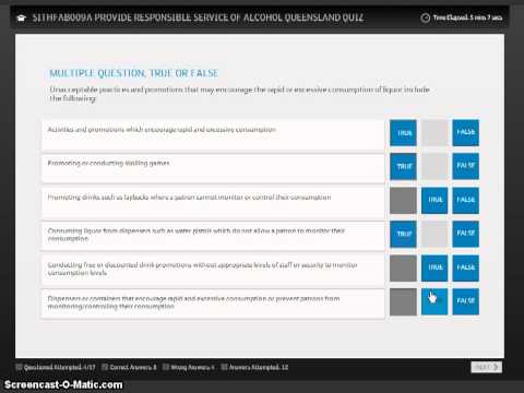 RSA quiz problems answered for GCIT my.TAFE students