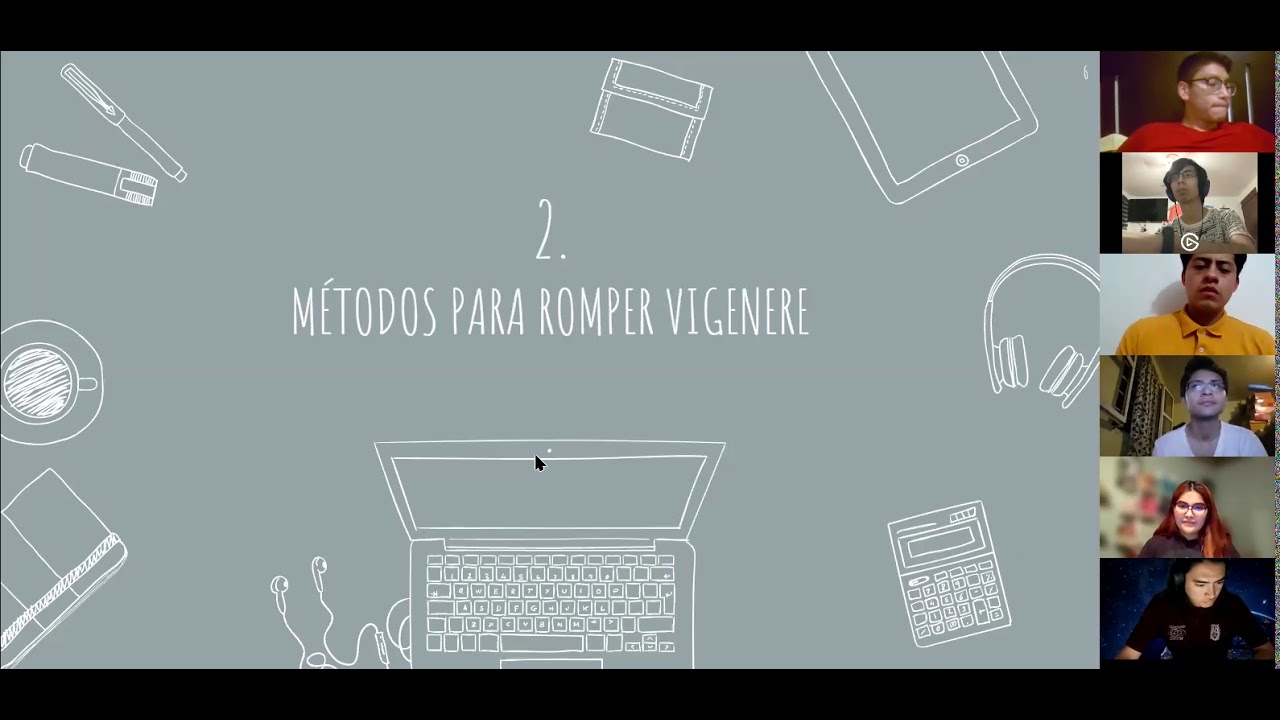 Exposición del Equipo e sobre el Método Kakiski en Cifrado Vigeneré