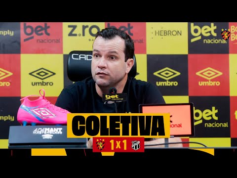 COLETIVA DO TÉCNICO DANIEL PAULISTA (SPORT 1X1 CEARÁ)