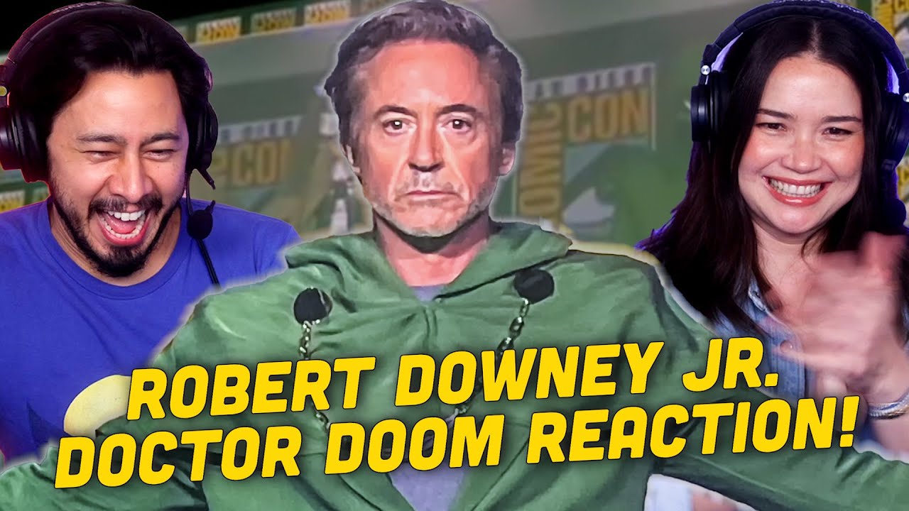 ROBERT DOWNEY JR. DOCTOR DOOM REVEAL Reaction! | Marvel | Avengers Doomsday | SDCC 2024