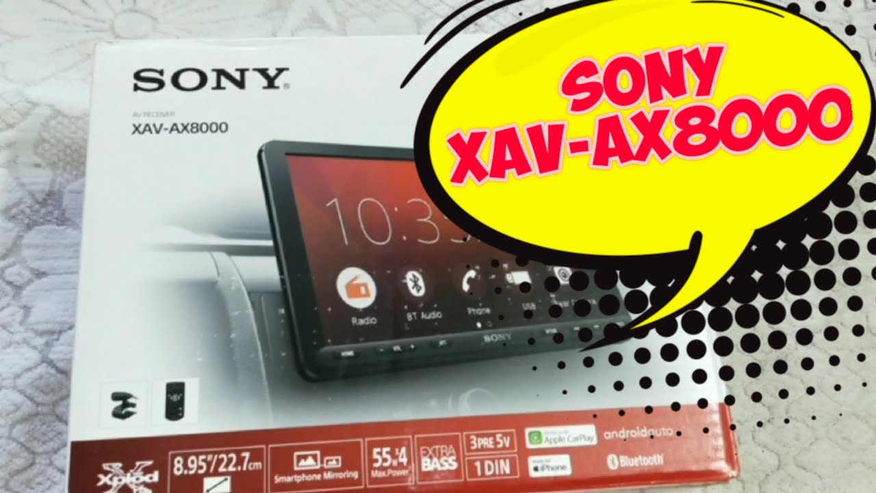 Sony XAV AX8000 Unboxing 🎵