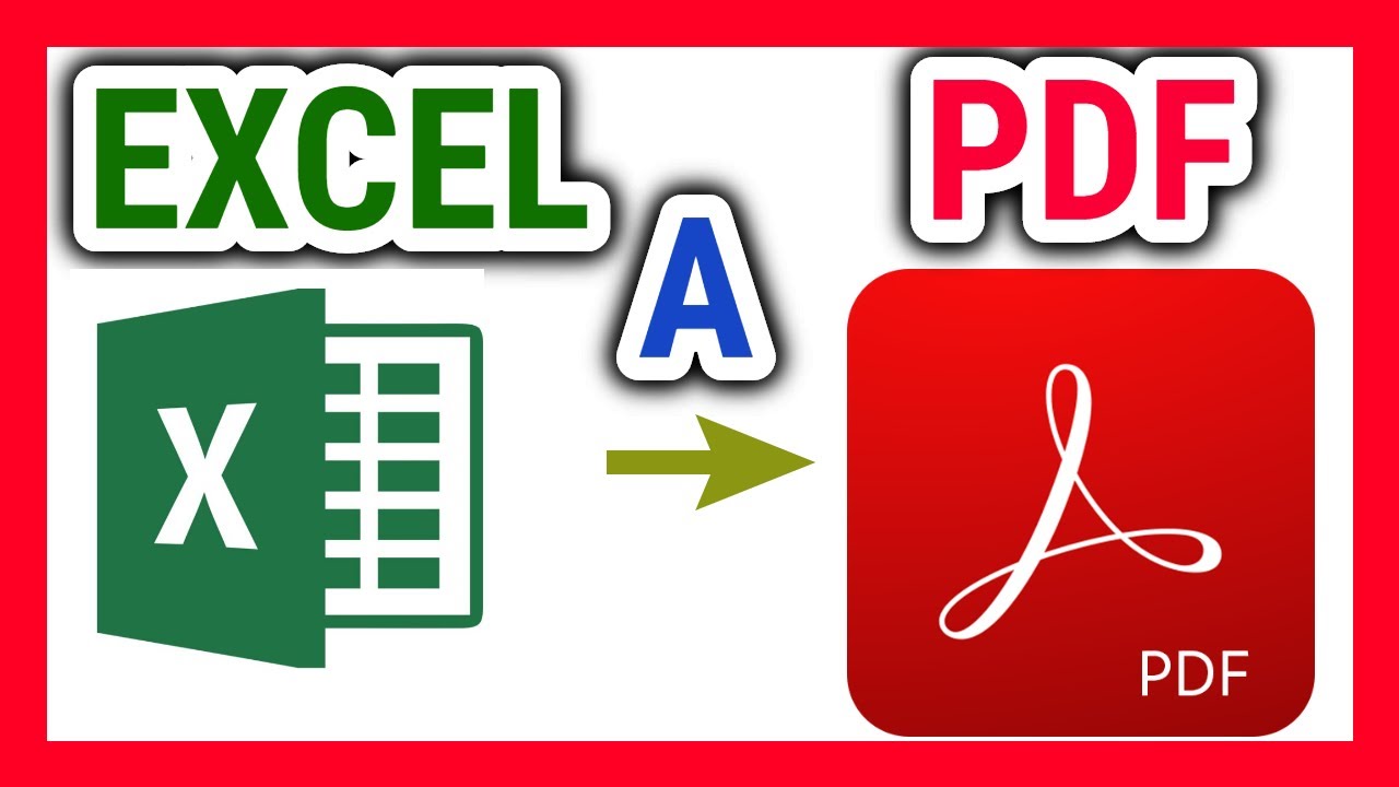 Convierte Excel a PDF fácilmente sin programas