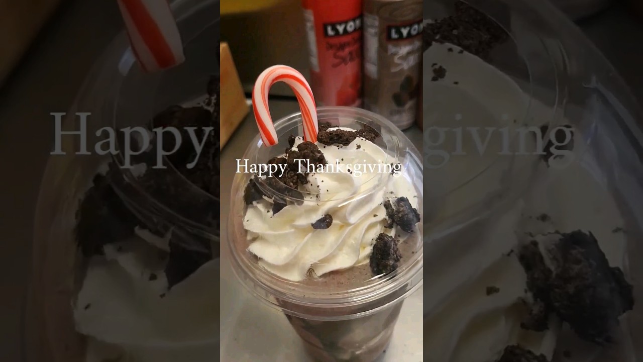 Delicious Oreo Smoothie Recipe for a Festive Thanksgiving 🦃