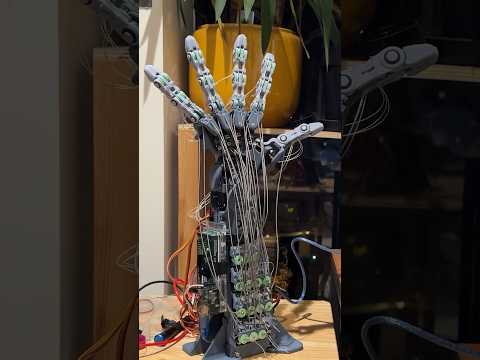 7 Years of Designing my Bionic Hand #engineering #3dprinting #robot