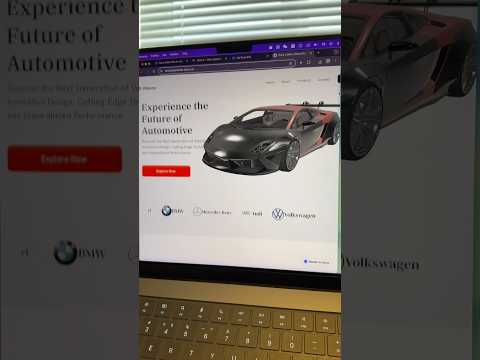 Create a 3D animated site with zero code #productivity #aitools #websitebuilder #webdesign