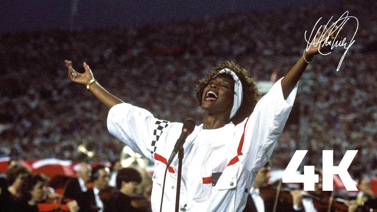 Whitney Houston's Iconic 1991 National Anthem Performance in Stunning 4K 🎤