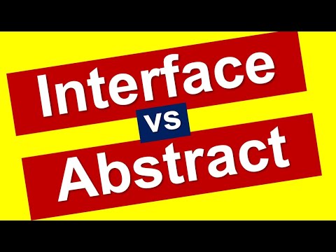 Interface vs abstract class in Java C#