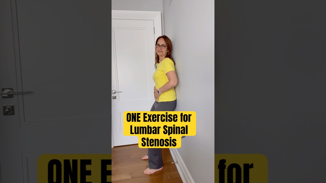 Easy Wall Exercise for Back Pain Relief 🧱