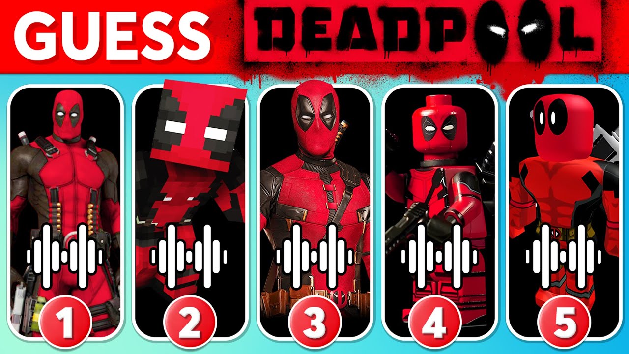 Guess Deadpool's Dance & Song by Voice ๐ค