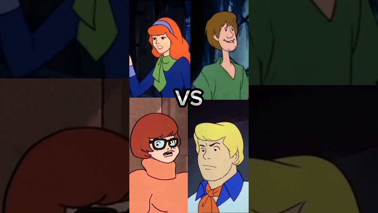 Epic Cartoon Showdown: Shaggy, Fred, Velma & Daphne Face Off! 🕵️♂️