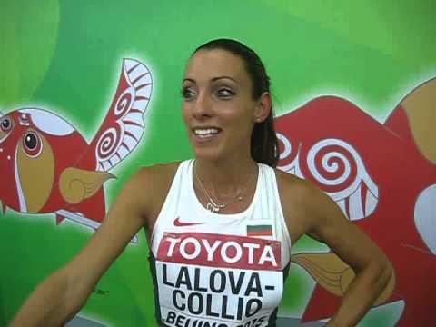 Ivet Lalova-Collio - after the 100m semi - World champs Beijing 2015