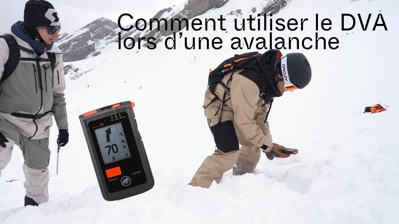 Utiliser le DVA en sauvetage avalanche 🚨