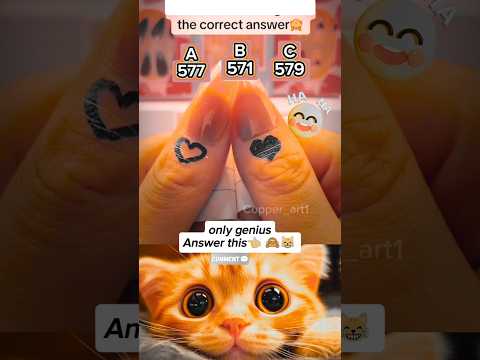 🙀can you guess the answer 🫵👀❓❓ #shorts#trending #funnyshorts#bombastic#cat