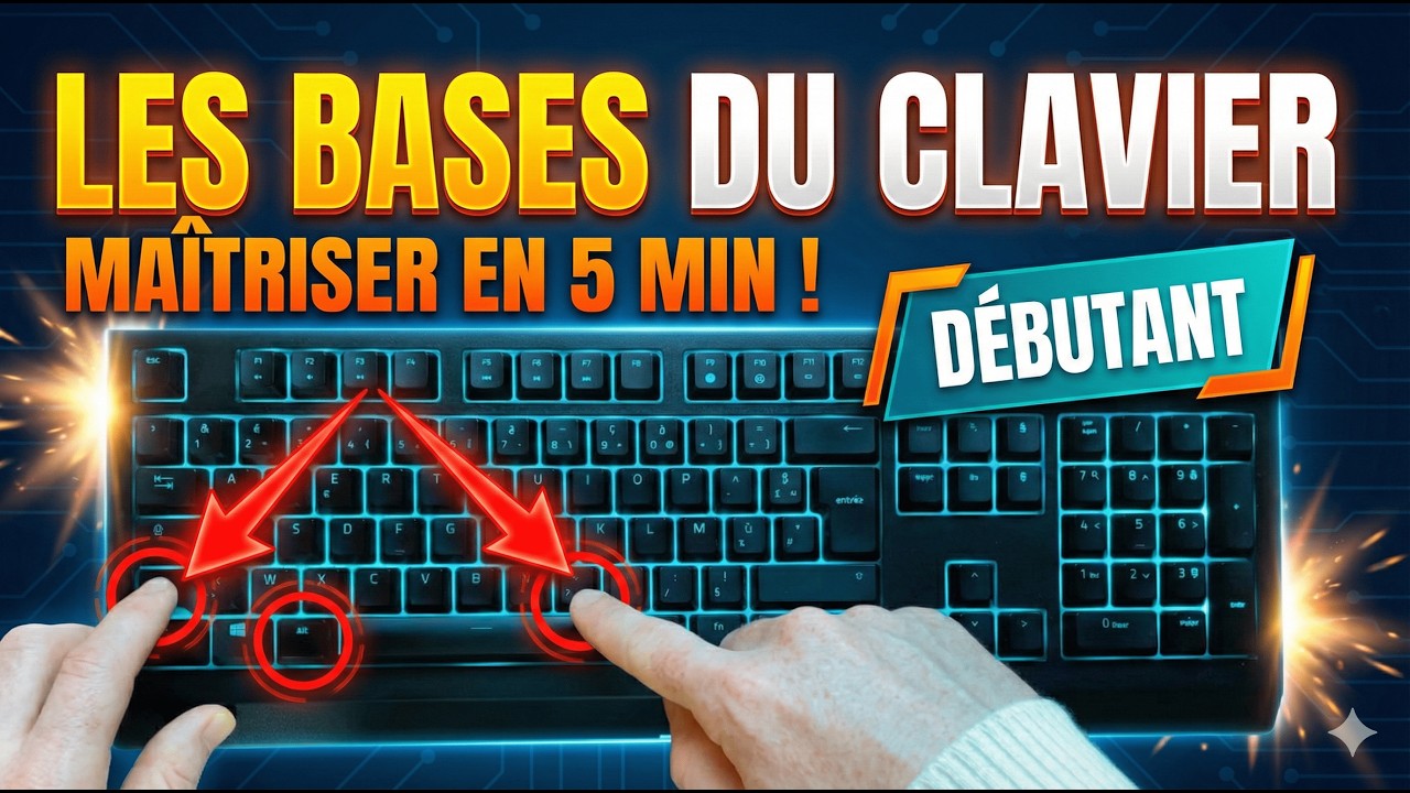 Apprendre les bases du clavier d'ordinateur pour débutants