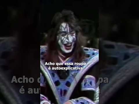 Ace Frehley explica seu Traje no KISS #kiss #acefrehley #genesimmons #rock #metal #heavymetal #70s