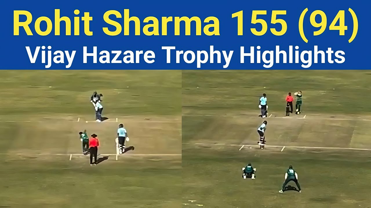 Rohit Sharma's Century in Vijay Hazare Trophy 🏏