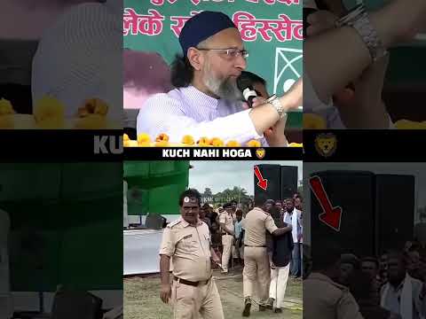 hamara diwana hai 😍 barrister asaduddin Owaisi #police #asaduddinowaisi #fan #shorts