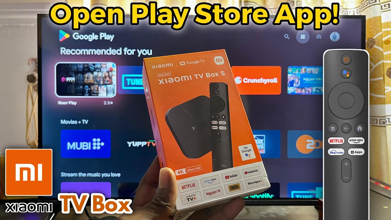 Open Google Play Store on Xiaomi TV Box 📺