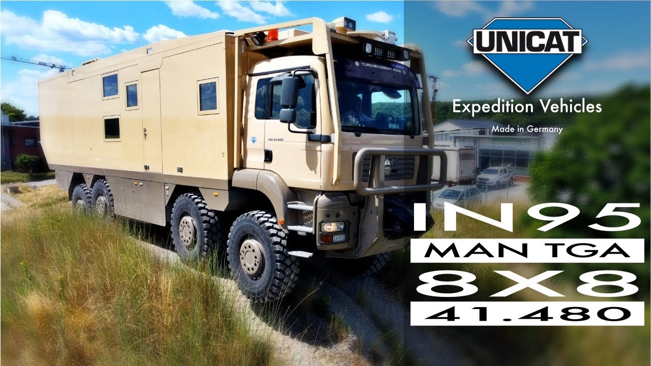 UNICAT IN95 MAN TGA 8x8 Expedition Vehicle 🚐