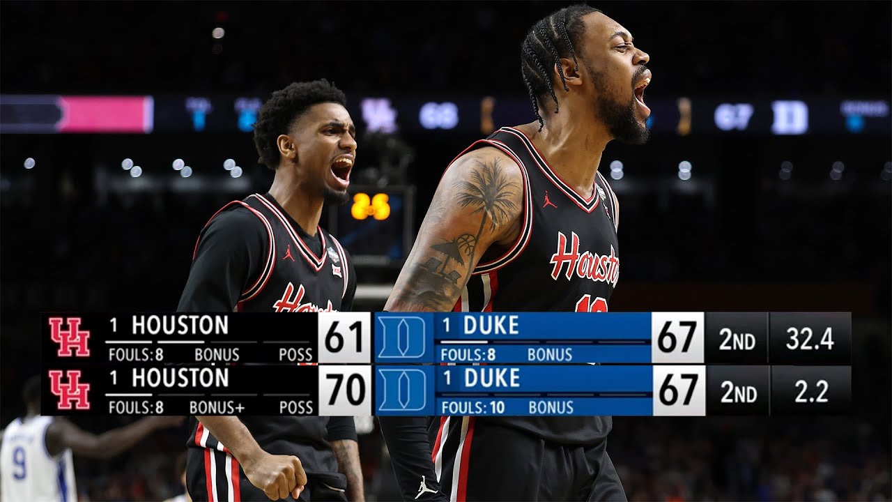 Houston's Electric Comeback Beats Duke in Final Four ⚡