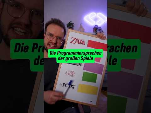 Die Programmiersprachen der großen Spiele 🎮 #programmieren #programmiersprache