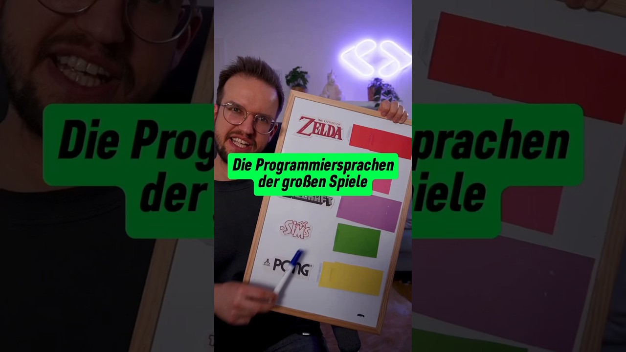 Die Programmiersprachen der großen Spiele