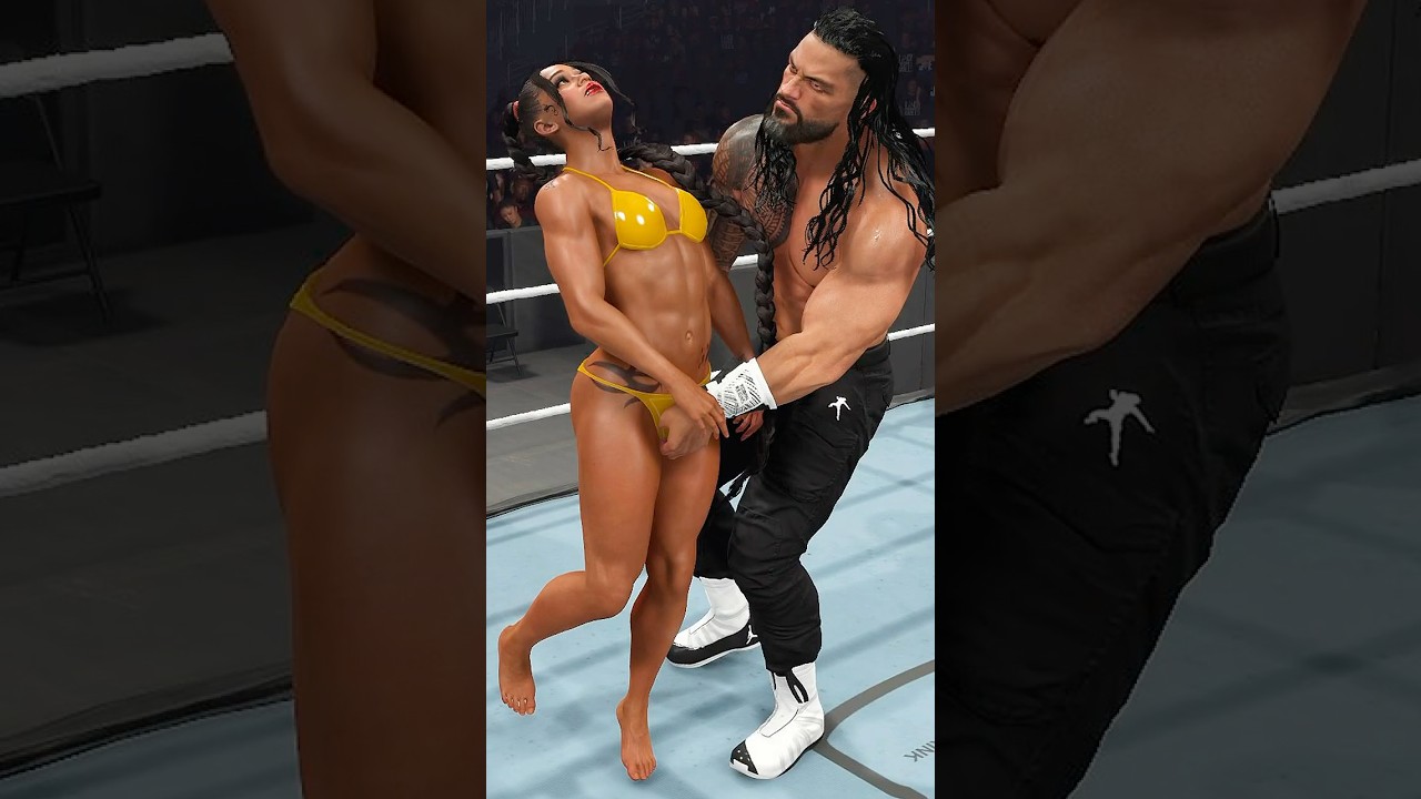 Roman Reigns vs. Bianca Belair in WWE 2K25