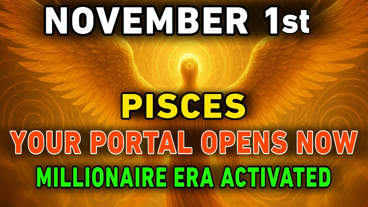 Pisces ♓️ November 1, 2025: 3 Divine Signs You're Entering Your Millionaire Era 🚀