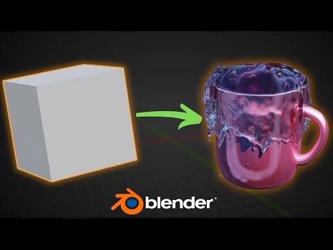 Create a Fluid Simulation in Blender in 1 Minute!