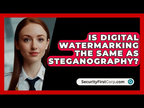 Is Digital Watermarking The Same As Steganography? - SecurityFirstCorp.com