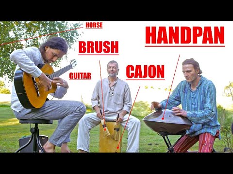 Guitar - Handpan - Cajon - Pure Improvisation