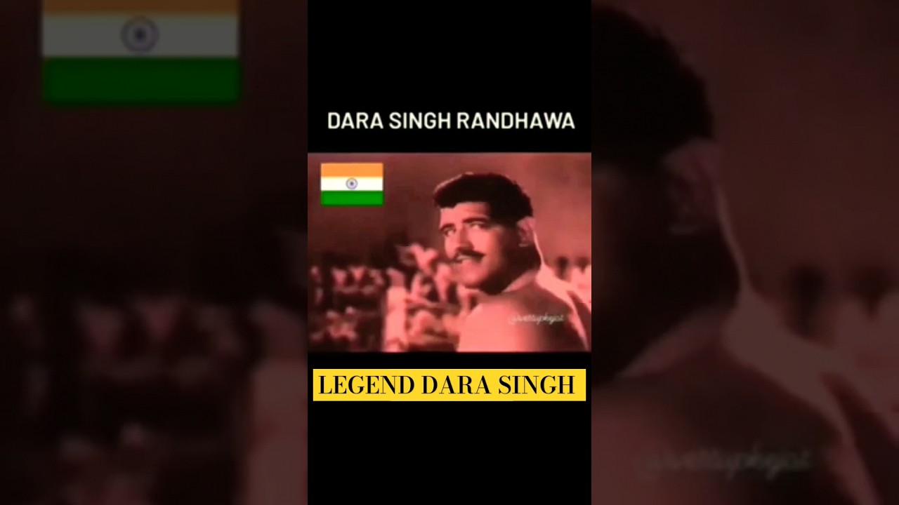Legend Dara Singh 💪: Indian Wrestler & Fitness Icon