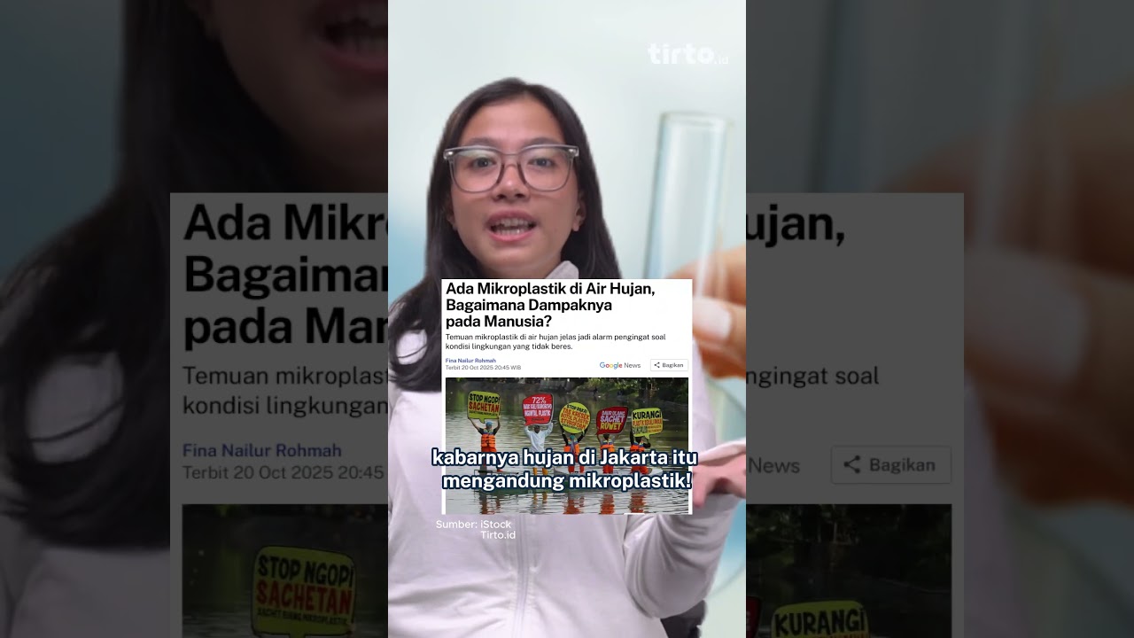 Bahaya Mikroplastik dalam Air Hujan Jakarta 🌧️