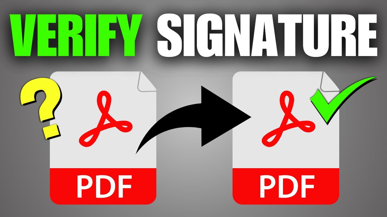 Fix 'Signature Not Verified' Error in PDF π