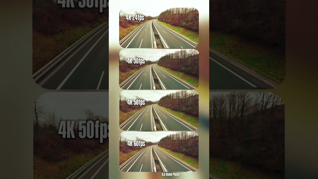 DJI Osmo Pocket 3 Resolution & Frame Rate Test πΉ | 4K 24/30/50/60fps Comparison