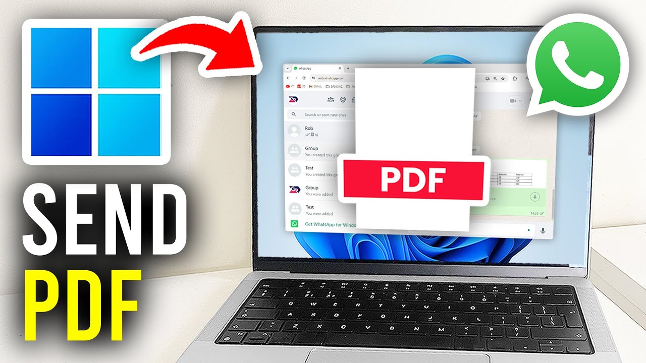 Easiest Way to Send PDFs on WhatsApp from Your Computer 📱