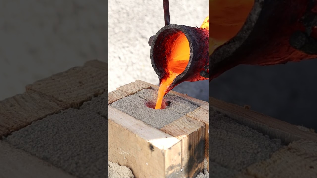 Transform Copper Wire into a Custom Axe with Bronze Casting 🔨