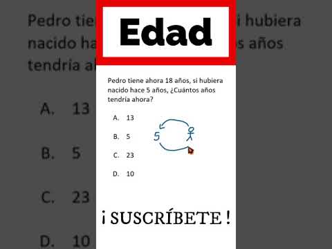 ✅👉 Problema sencillo de edades