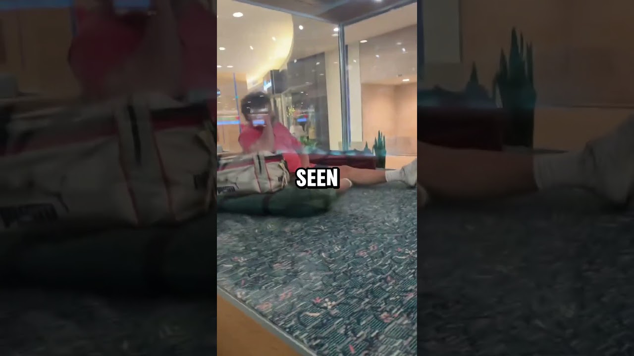 Why the Sleeping Man at Orlando Airport Never Moves