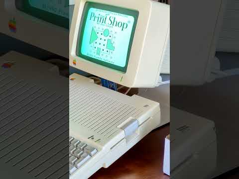#retro #Halloween Banner! Apple IIc, Image Writer II, Print Shop. #vintagecomputing #retrocomputing
