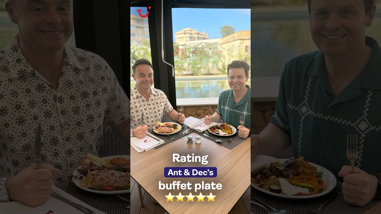 Ant & Dec Reveal Their Ultimate Buffet Plates 🍽️ | Which Dish Wins Their Heart?