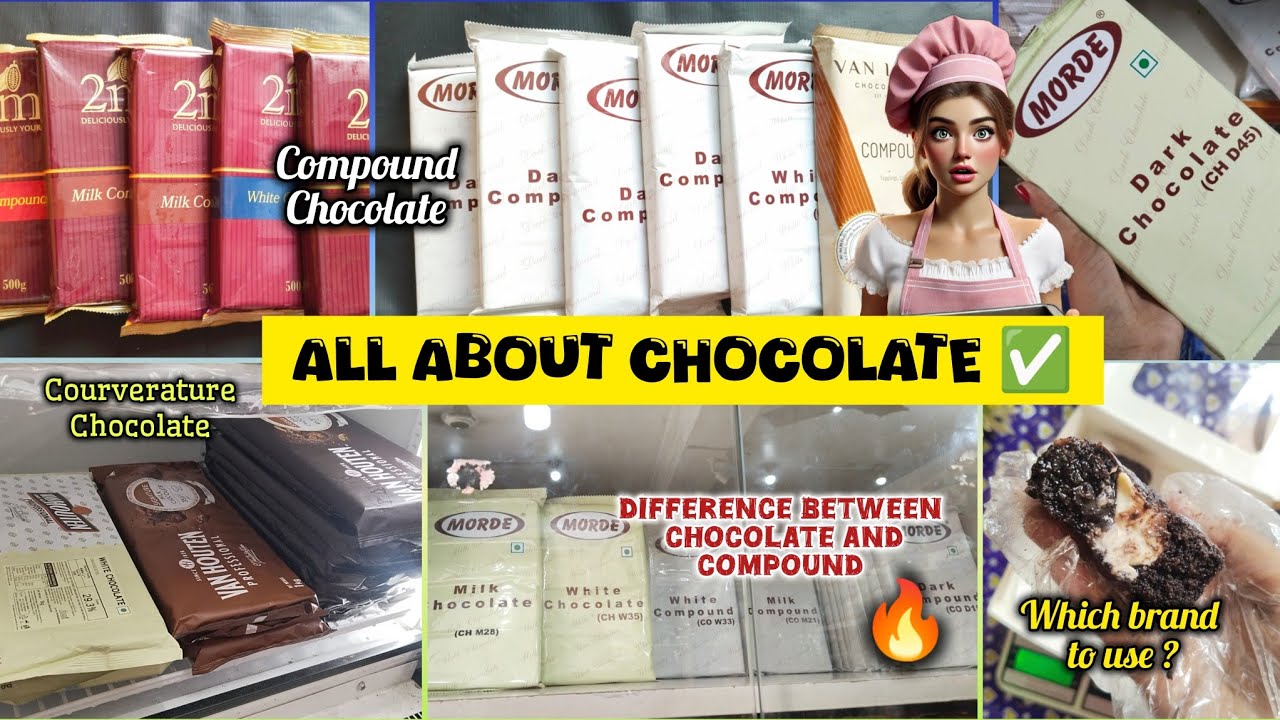 Chocolate Secrets Uncovered! 🤫 Compound vs. Couverture – Which Is the Best for Baking?