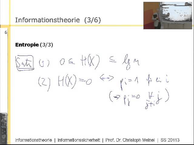 Grundlagen der Informationssicherheit & Informationstheorie (SS 2013) 🔐