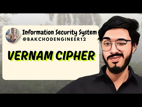 Vernam Cipher in Information Security System #rtu