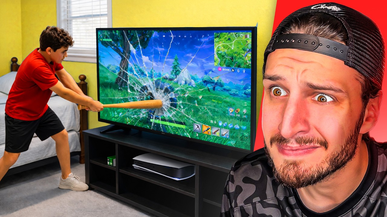 Les ENFANTS qui ont CRAQUÉ avec des JEUX VIDÉO (il a cassé la télé...)